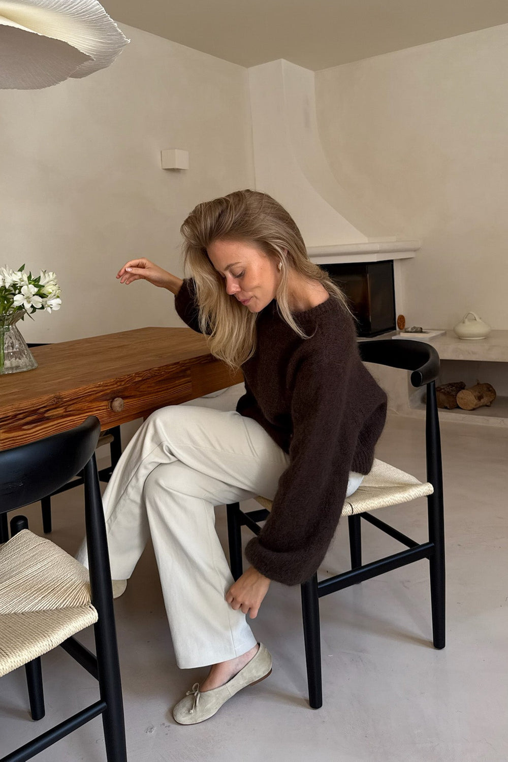 Ida Pullover Dark Brown | Genser | Smuk - Dameklær på nett