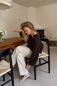 Ida Pullover Dark Brown