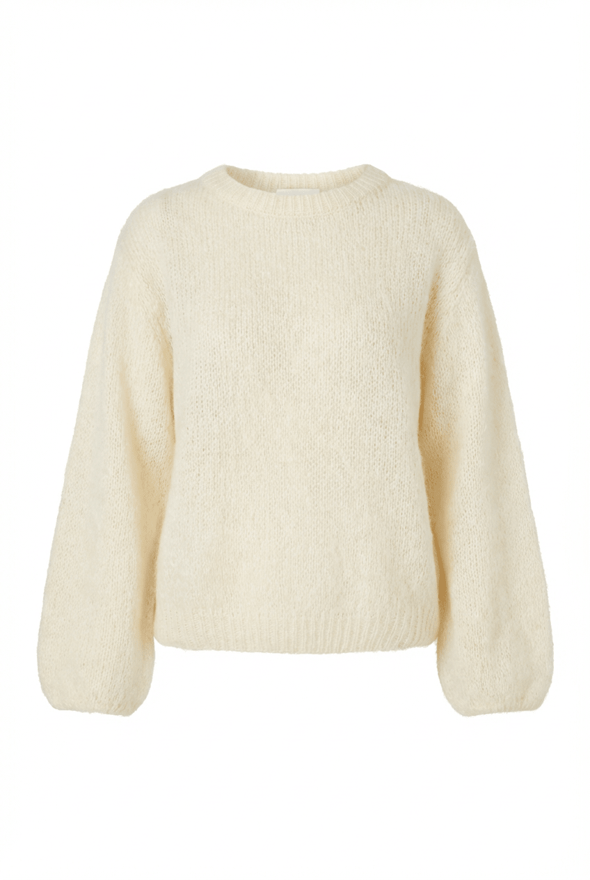 Ida Pullover White | Genser | Smuk
