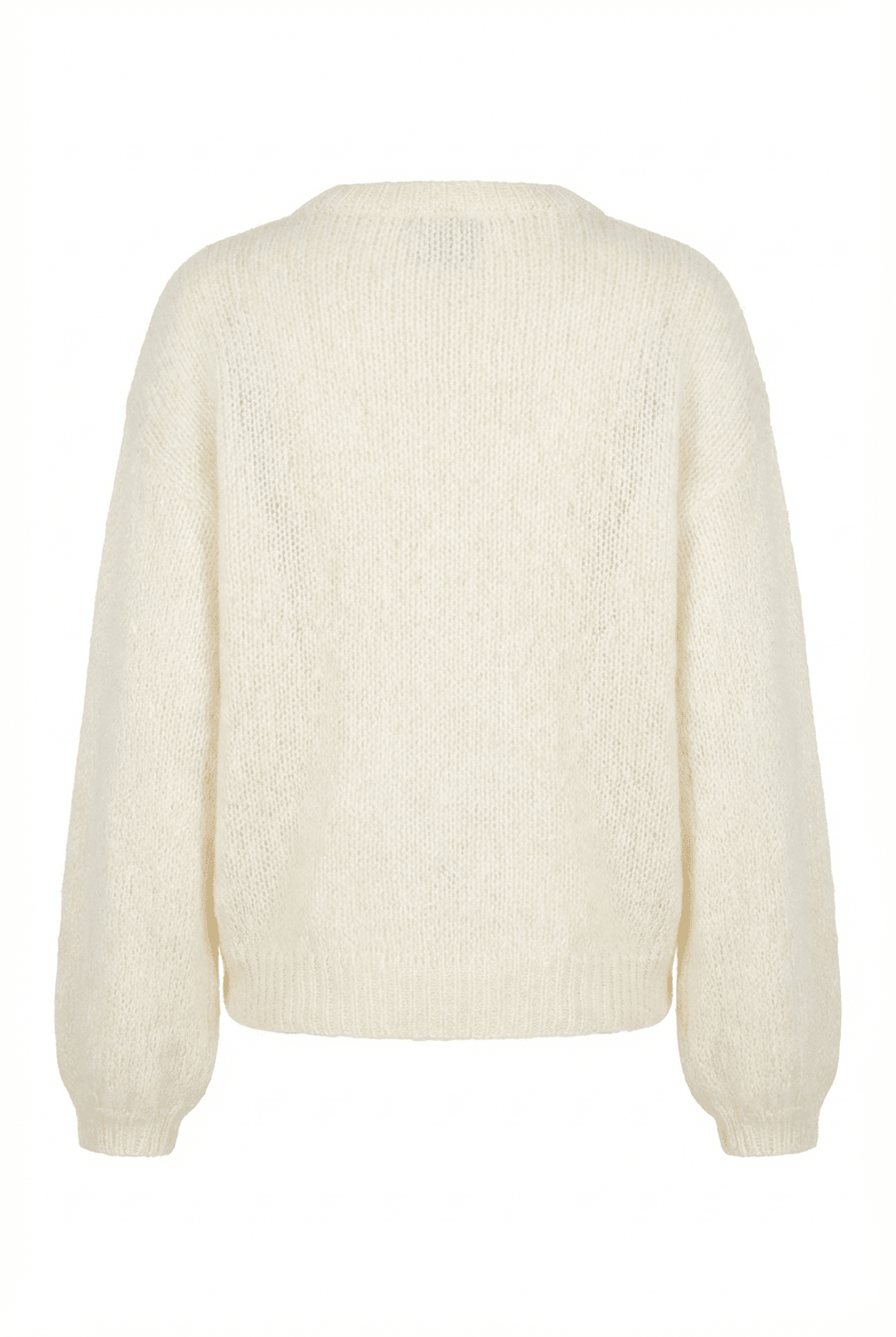 Ida Pullover White | Genser | Smuk