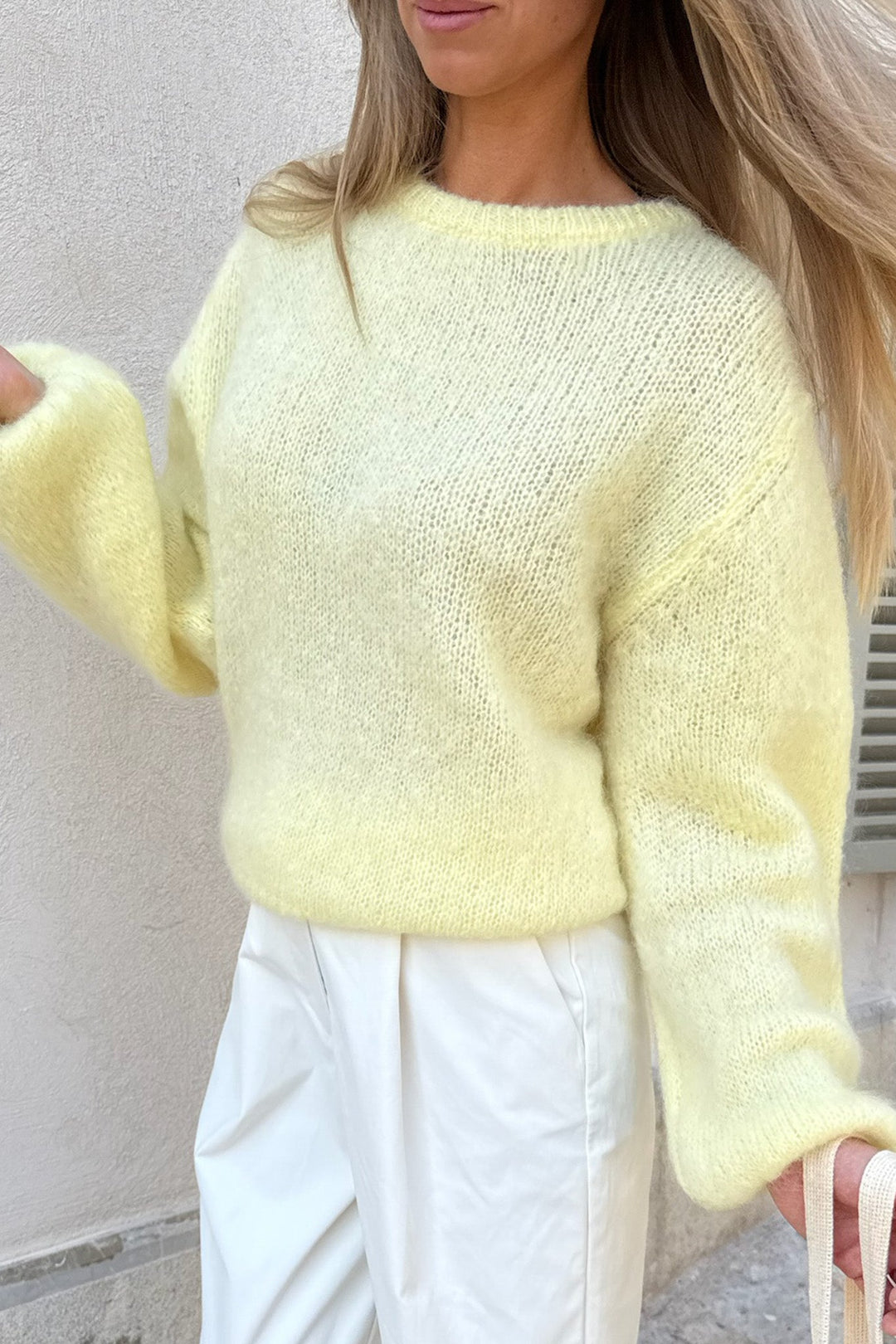 Ida Pullover Yellow | Genser | Smuk - Dameklær på nett
