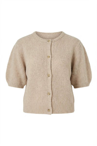 Ida Ss Cardigan Beige