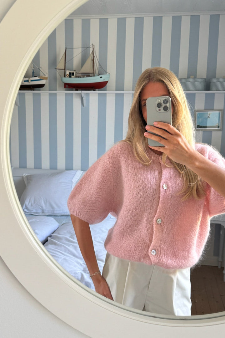 Ida Ss Cardigan Light Pink | Genser | Smuk - Dameklær på nett