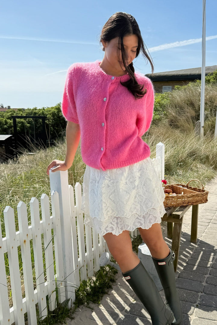Ida Ss Cardigan Pink | Genser | Smuk - Dameklær på nett