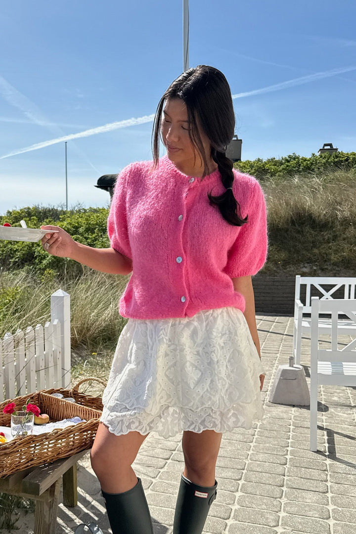 Ida Ss Cardigan Pink | Genser | Smuk - Dameklær på nett