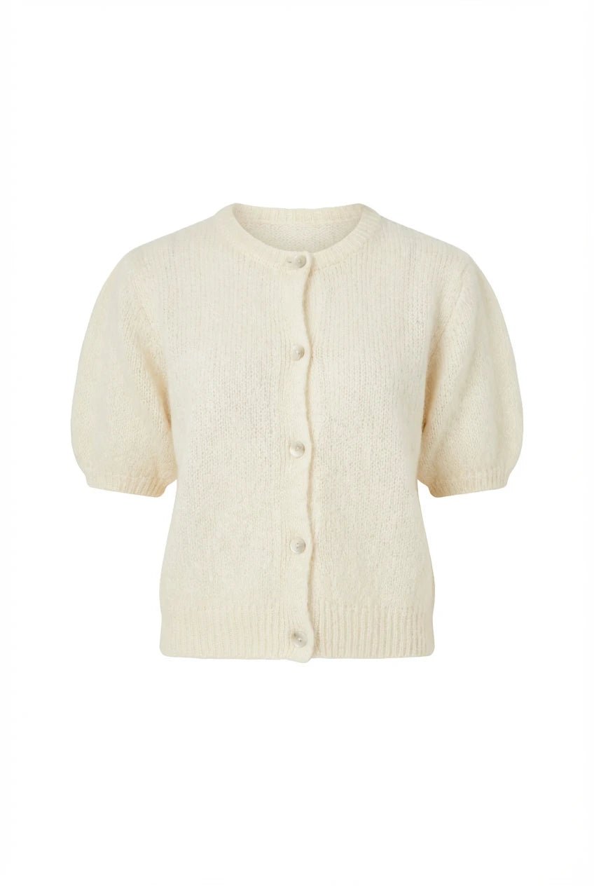 Ida Ss Cardigan White | Genser | Smuk