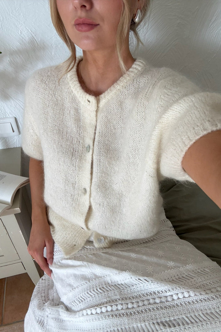 Ida Ss Cardigan White | Genser | Smuk - Dameklær på nett