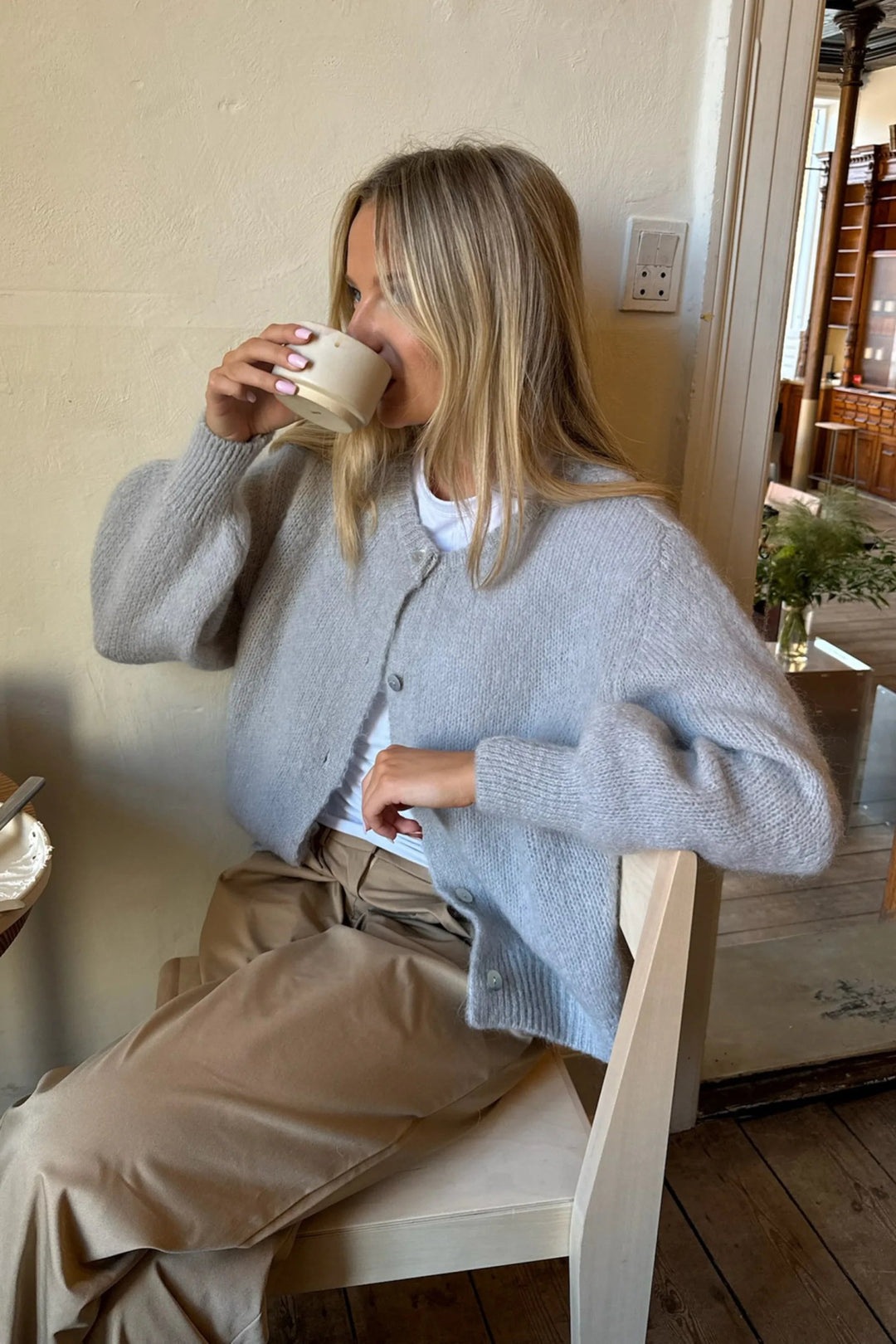 Idaic Cardigan Grey | Genser | Smuk - Dameklær på nett