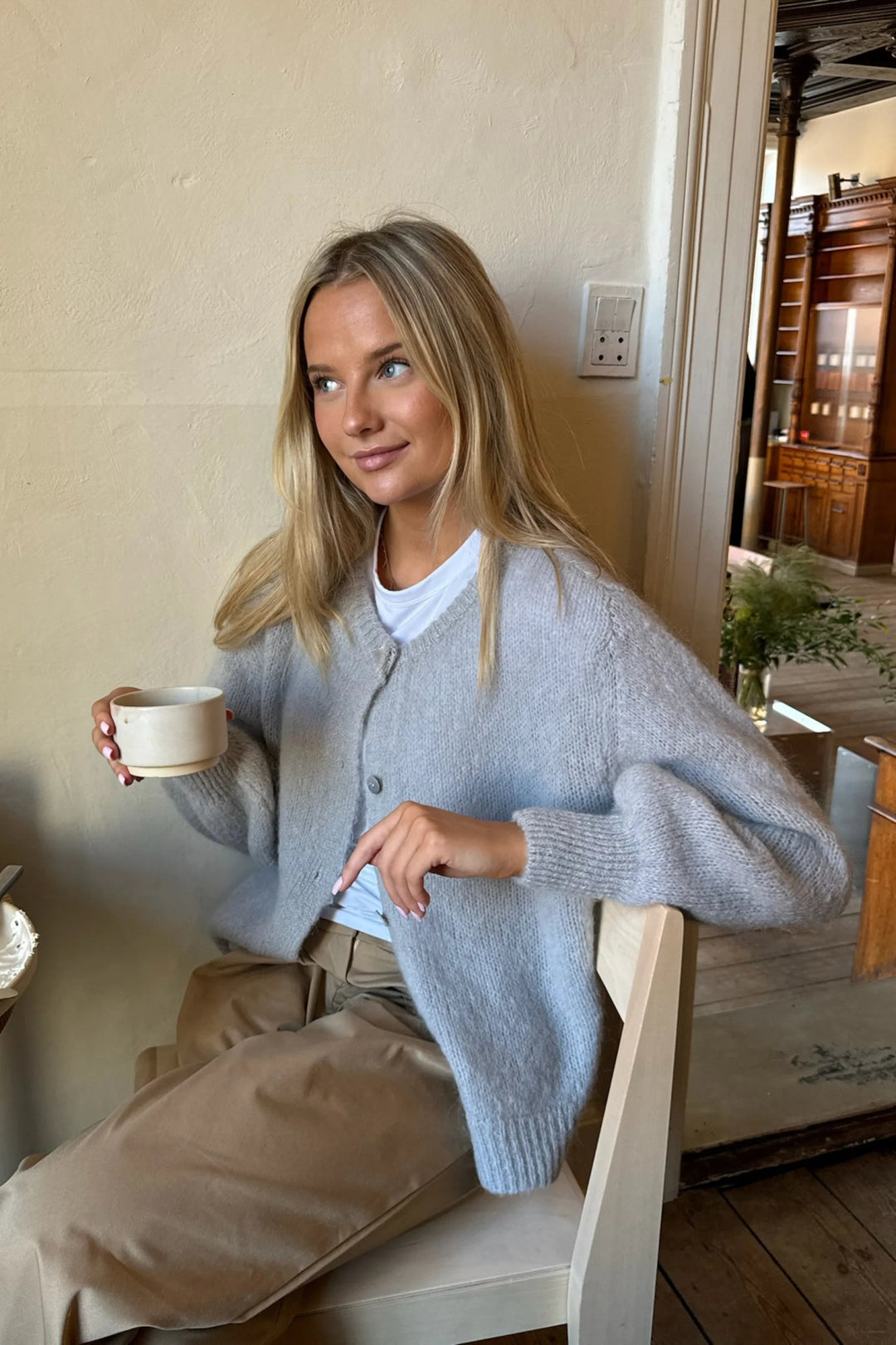 Idaic Cardigan Grey | Genser | Smuk - Dameklær på nett