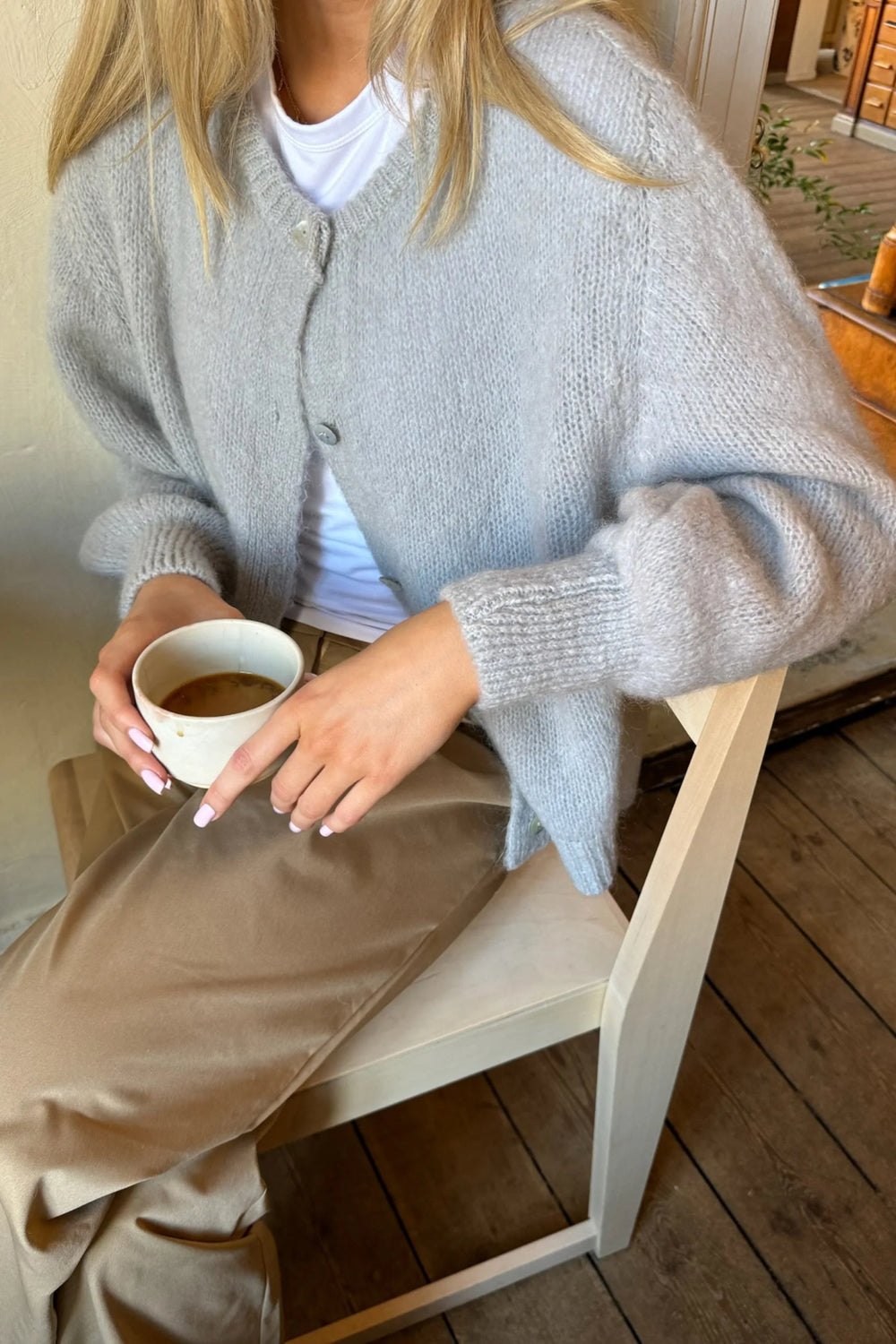 Idaic Cardigan Grey | Genser | Smuk - Dameklær på nett