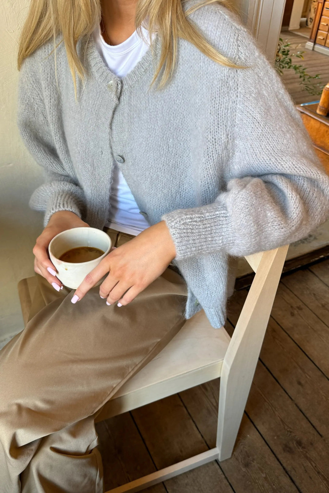 Idaic Cardigan Grey | Genser | Smuk - Dameklær på nett