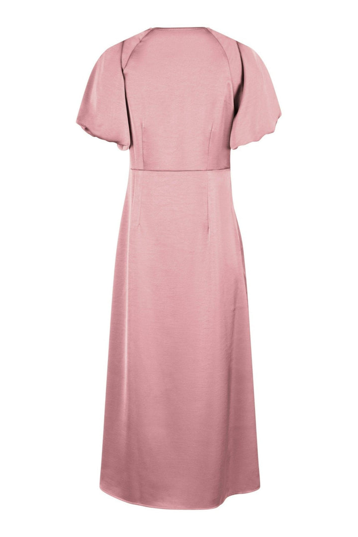 Illana Heavy Sateen Dress Evening Rose | Kjoler | Smuk - Dameklær på nett