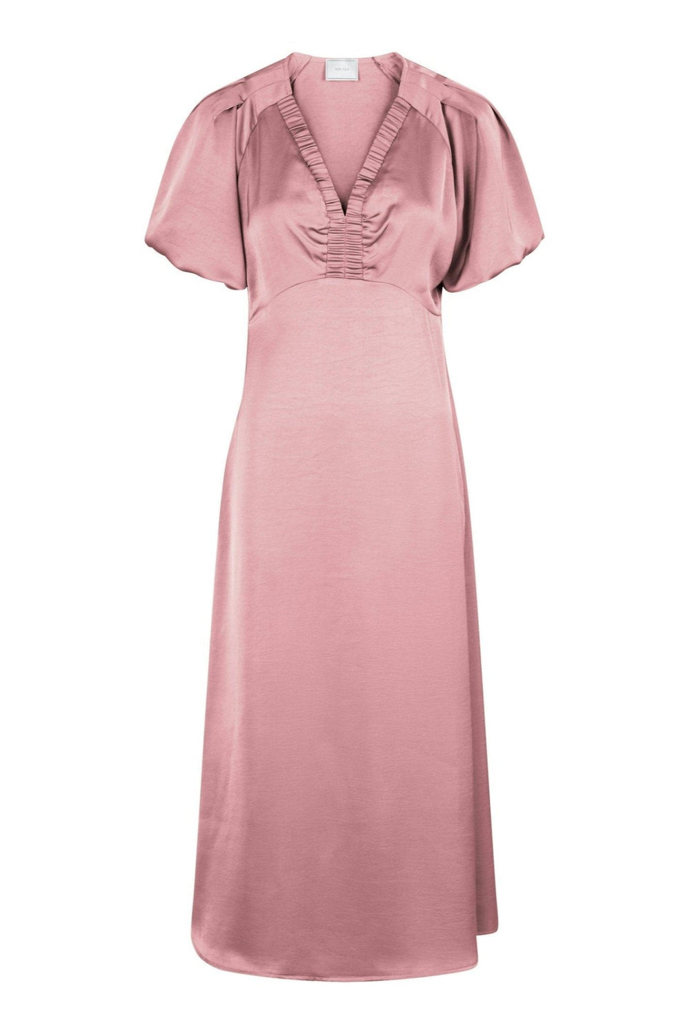 Illana Heavy Sateen Dress Evening Rose | Kjoler | Smuk - Dameklær på nett
