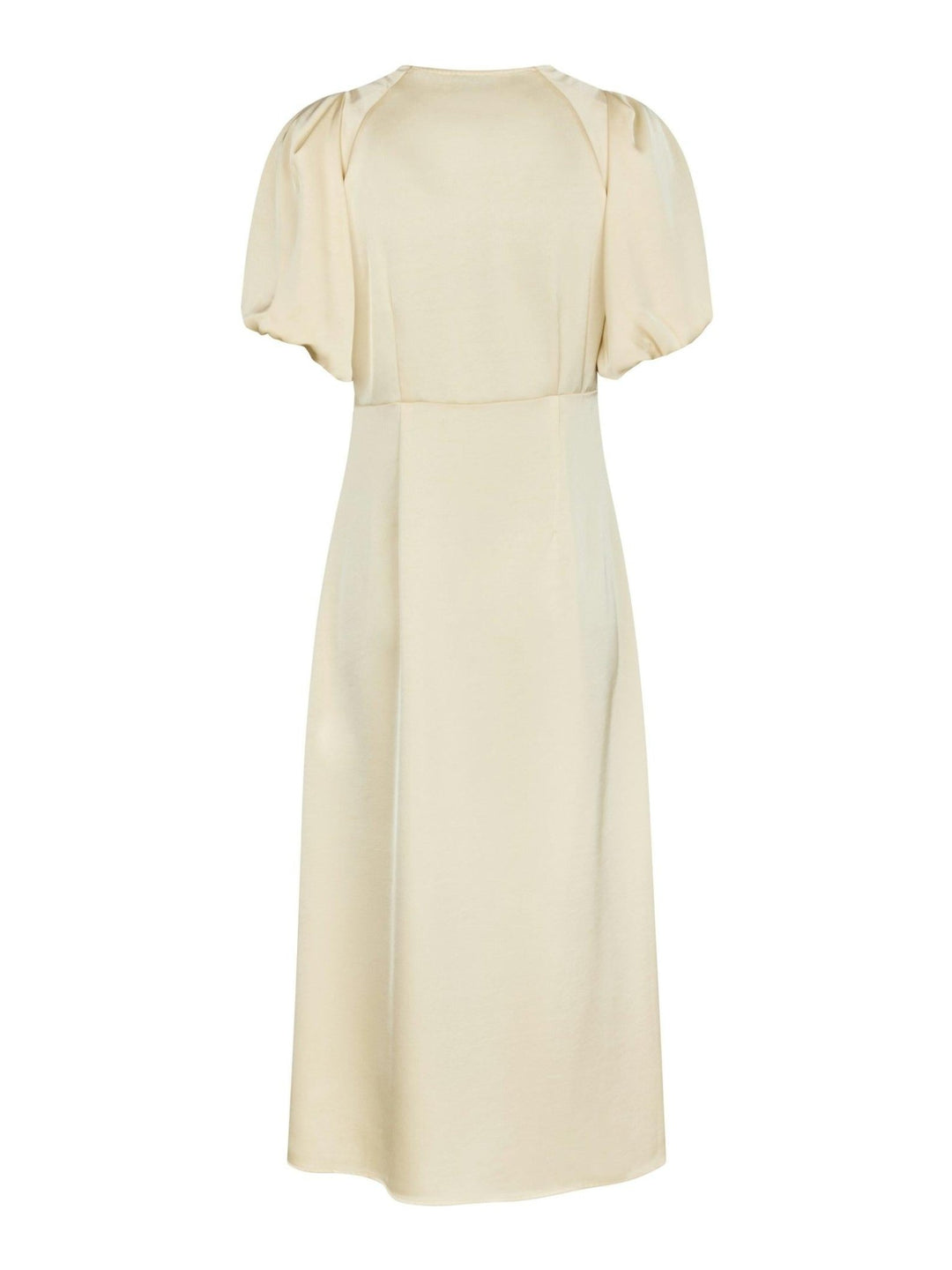 Illana Heavy Sateen Dress Light Yellow | Kjoler | Smuk - Dameklær på nett