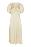 Illana Heavy Sateen Dress Light Yellow