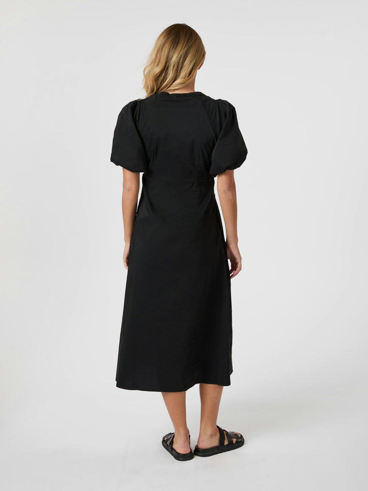 Illana Poplin Dress Black | Kjoler | Smuk - Dameklær på nett