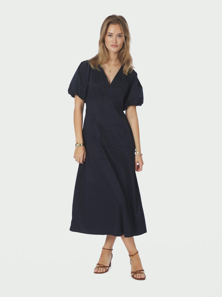 Illana Poplin Dress Navy | Kjoler | Smuk