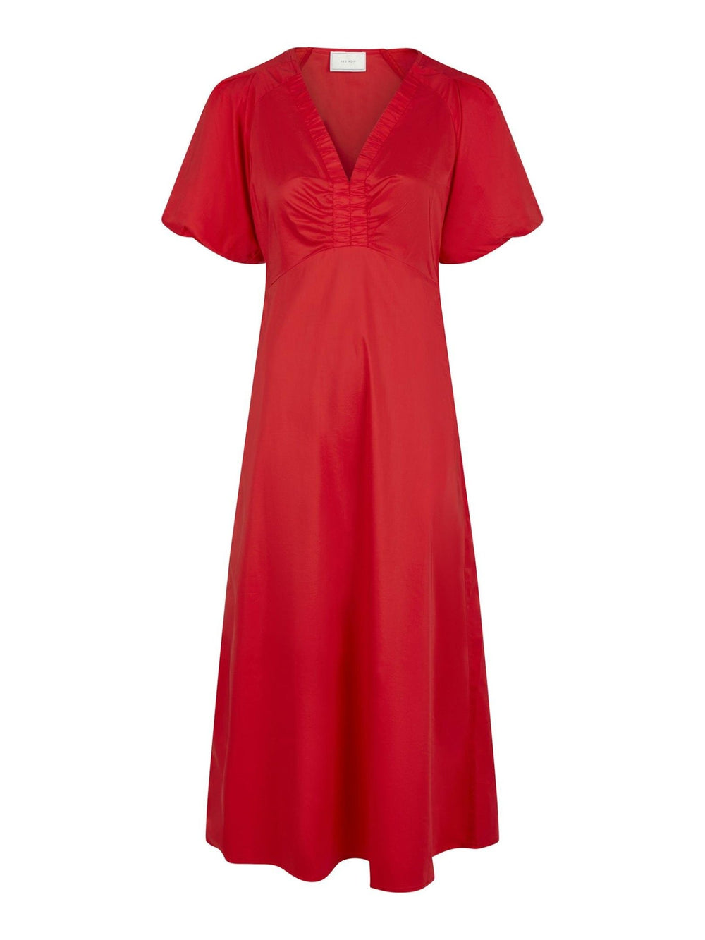 Illana Poplin Dress Red | Kjoler | Smuk - Dameklær på nett