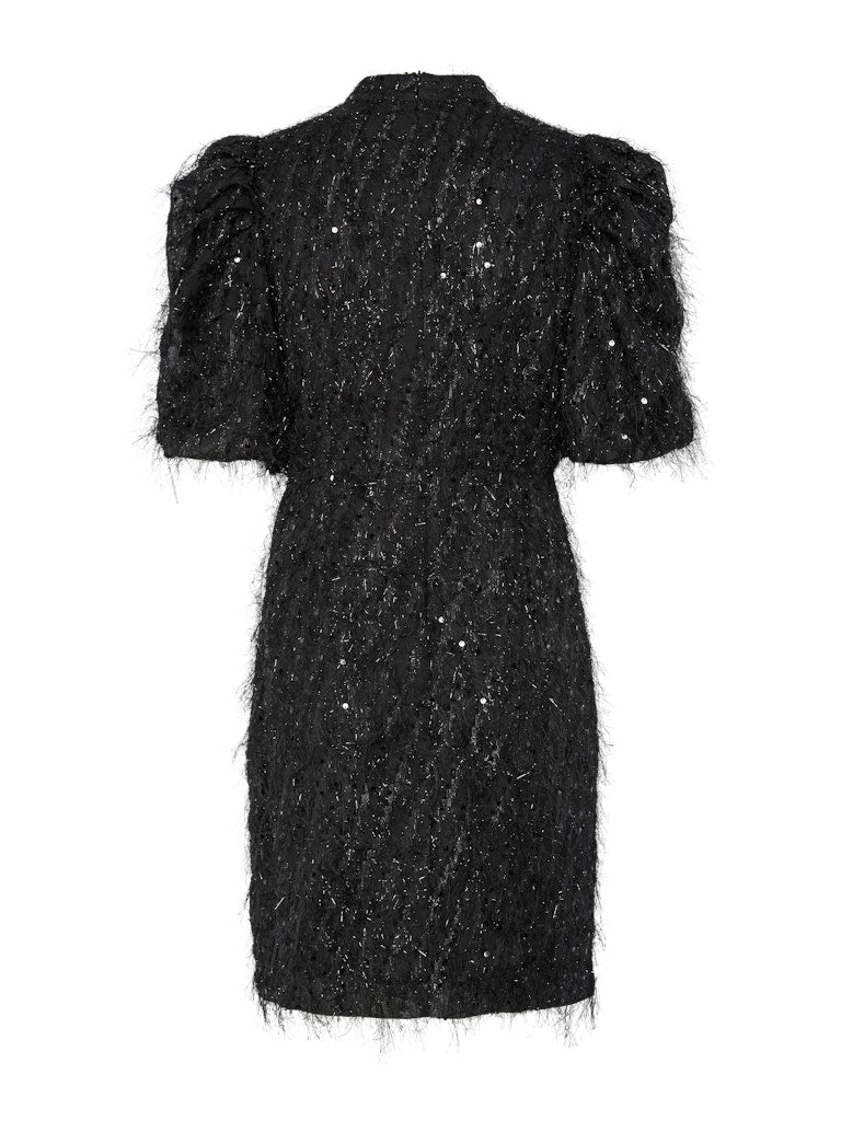 Ilza 2/4 Sequin Dress Black | Kjoler | Smuk - Dameklær på nett