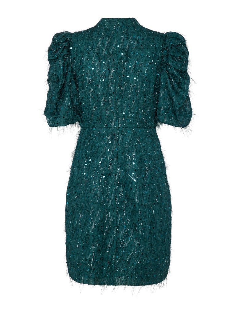 Ilza 2/4 Sequin Dress Ponderosa Pine | Kjoler | Smuk - Dameklær på nett