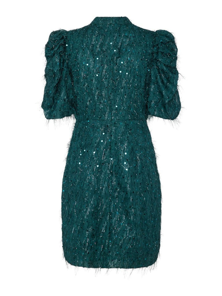 Ilza 2/4 Sequin Dress Ponderosa Pine | Kjoler | Smuk - Dameklær på nett