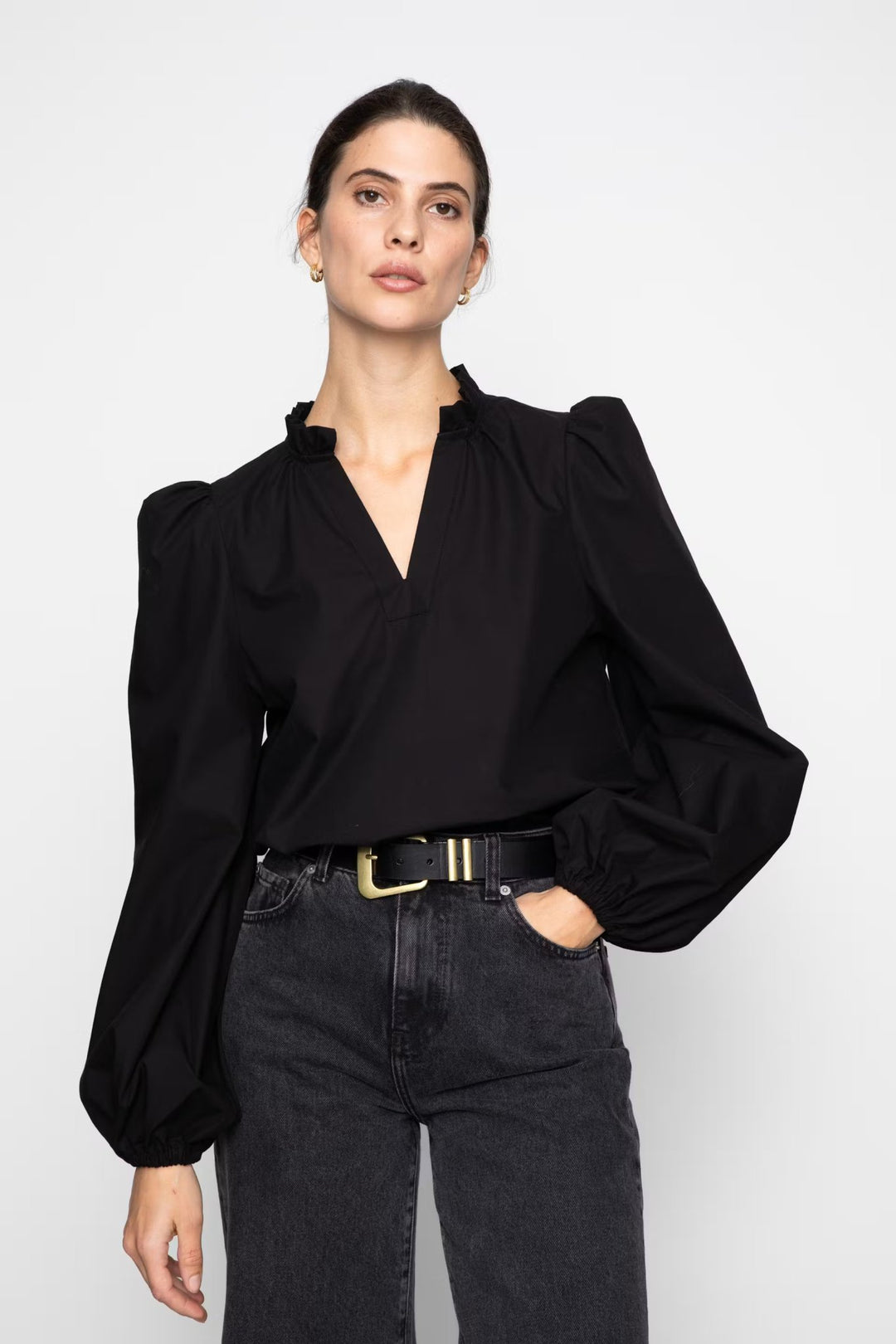 Infinity Blouse Black | Skjorter og bluser | Smuk - Dameklær på nett