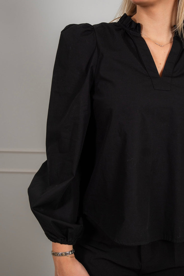 Infinity Blouse Black | Skjorter og bluser | Smuk - Dameklær på nett