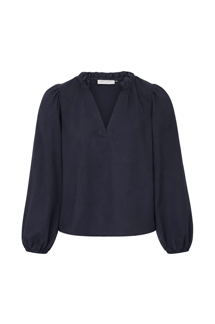 Infinity Blouse Dark Navy | Skjorter og bluser | Smuk