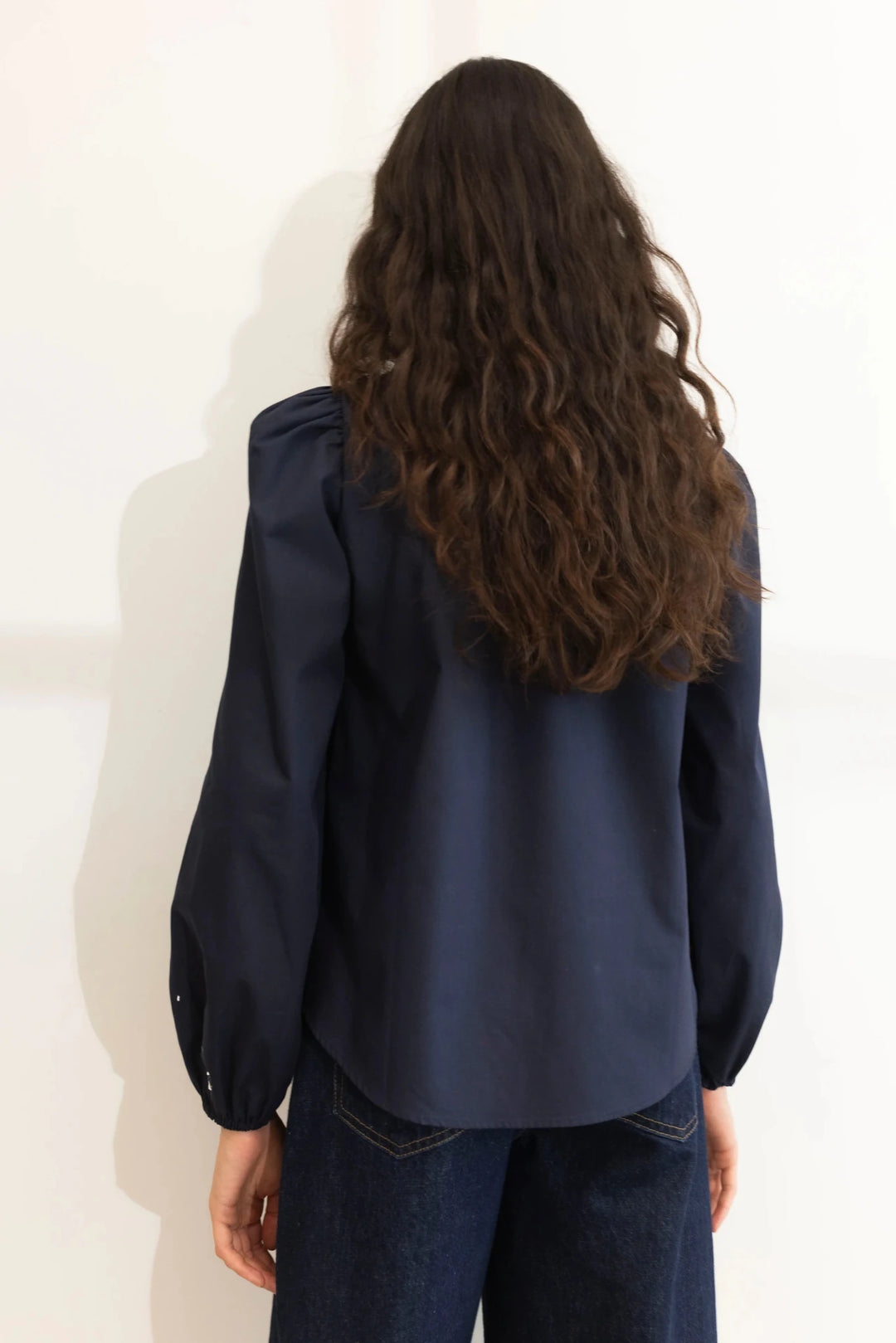 Infinity Blouse Dark Navy | Skjorter og bluser | Smuk