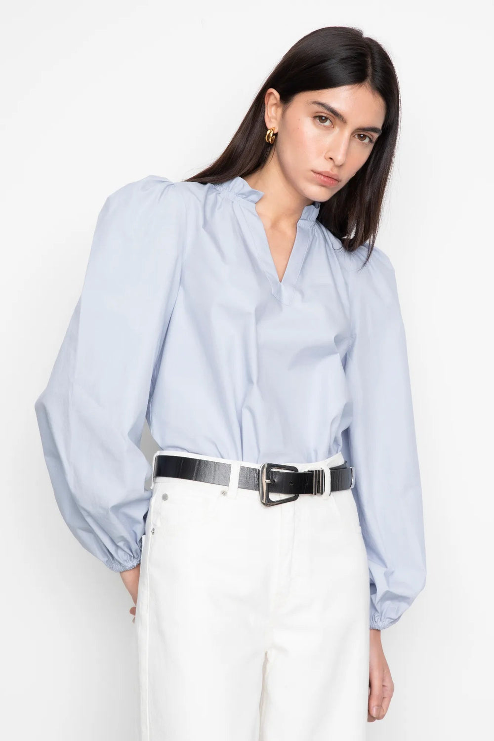 Infinity Blouse Light Blue | Skjorter og bluser | Smuk