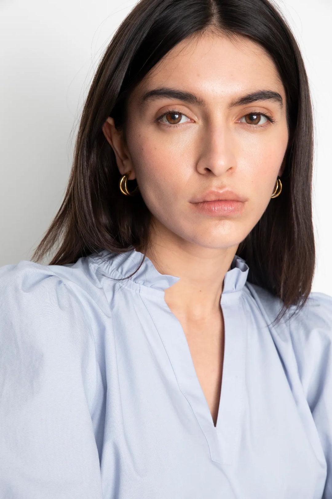 Infinity Blouse Light Blue | Skjorter og bluser | Smuk