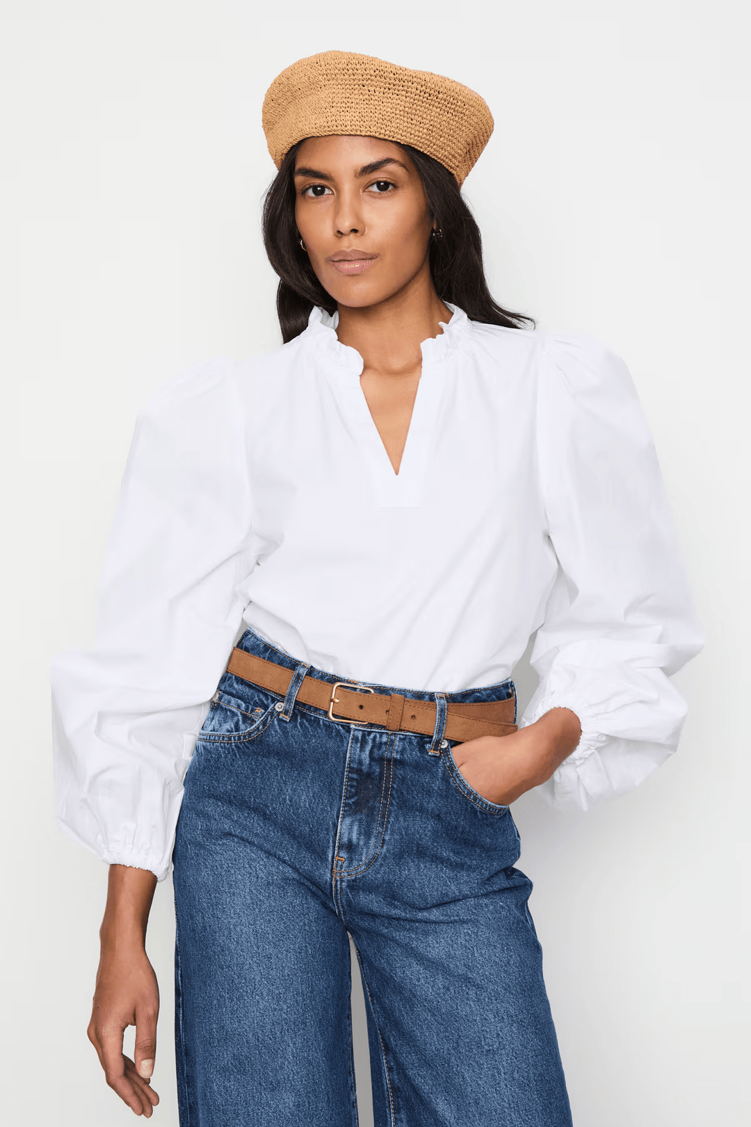 Infinity Blouse White | Skjorter og bluser | Smuk - Dameklær på nett