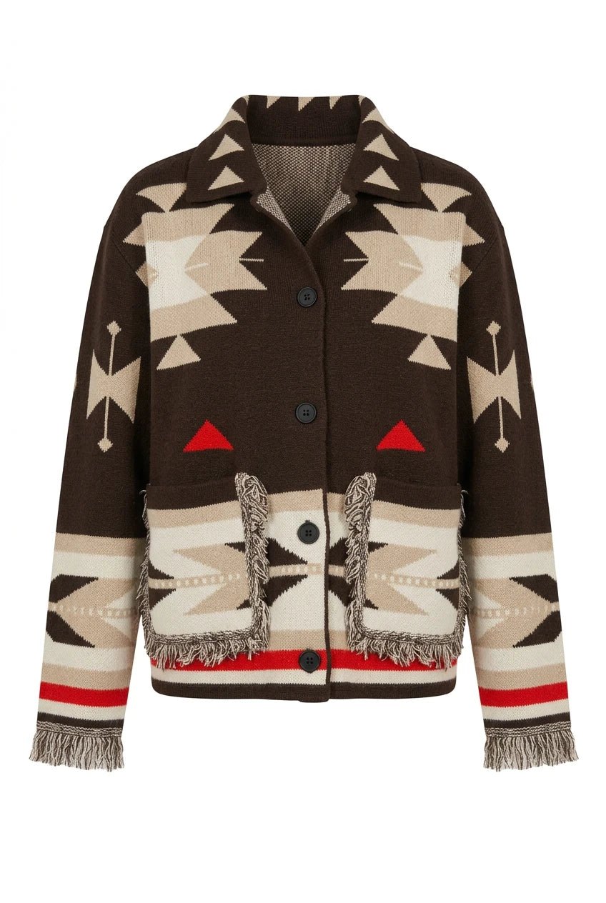Inka Jacket Short Brown | Genser | Smuk