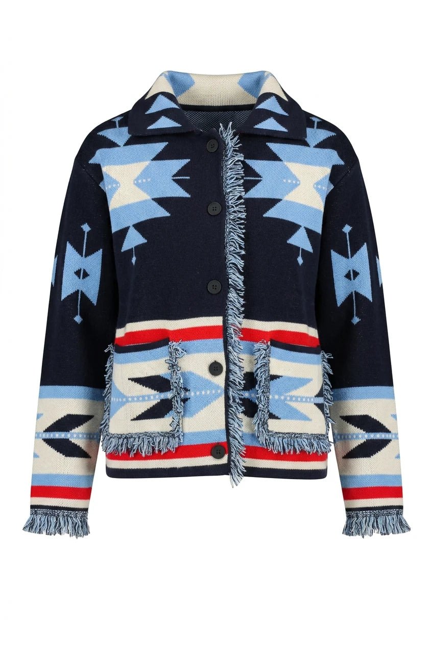 Inka Jacket Short Navy | Genser | Smuk