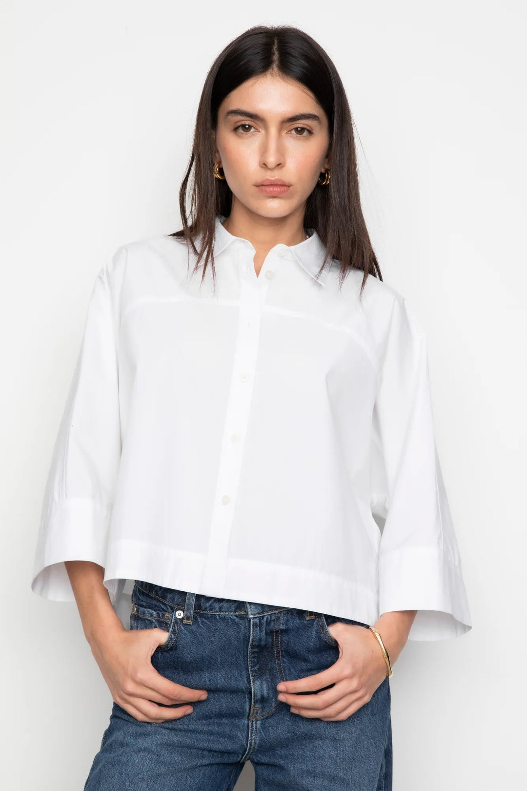 Iona Shirt White | Skjorter og bluser | Smuk