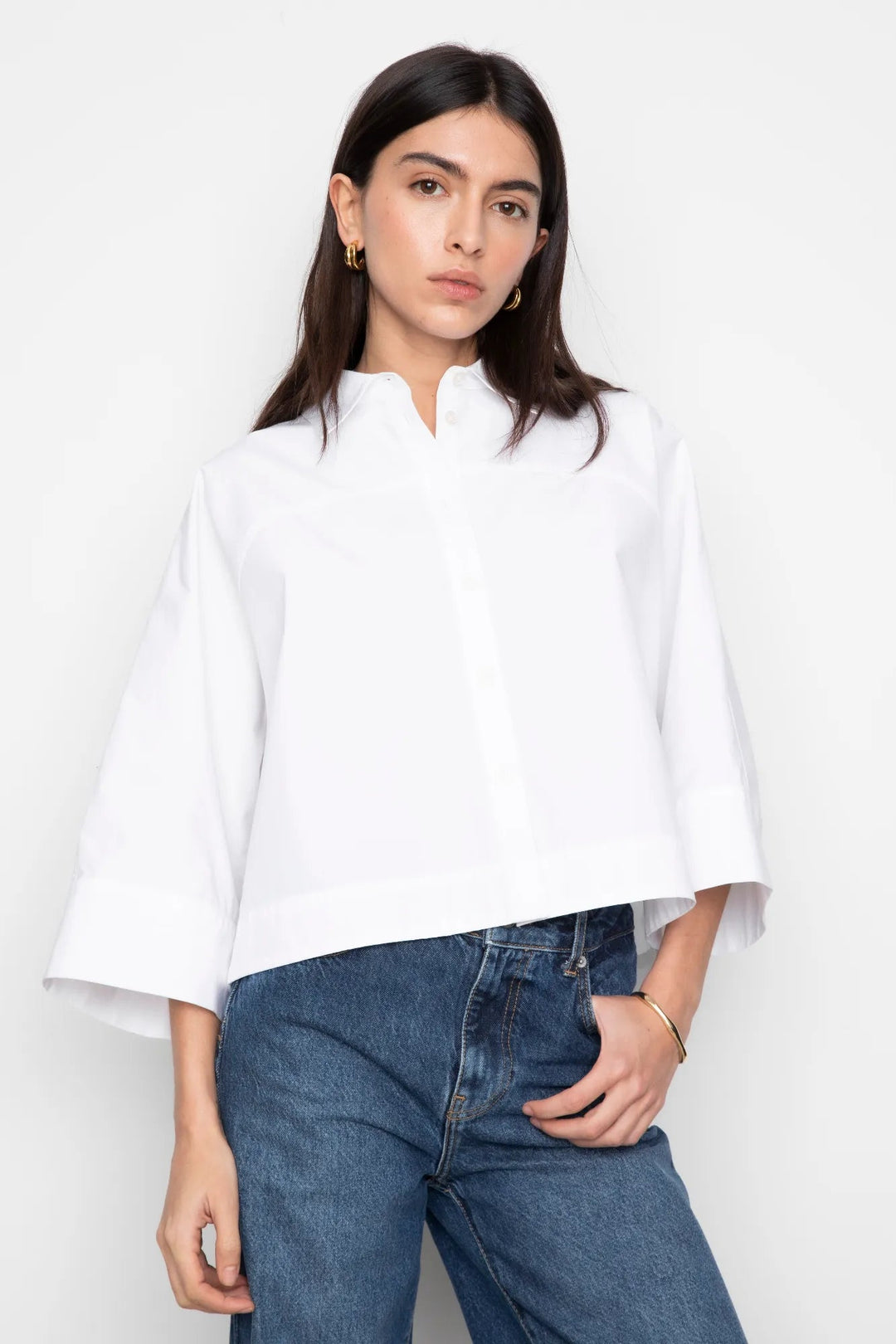 Iona Shirt White | Skjorter og bluser | Smuk