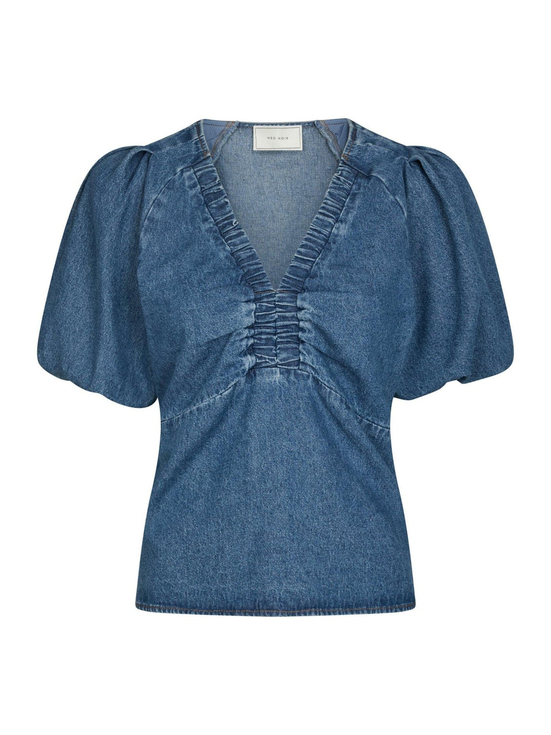 Irina Denim Blouse Blue | Skjorter og bluser | Smuk - Dameklær på nett