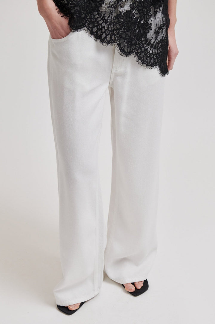 Irvine Denim Jeans White | Bukser | Smuk