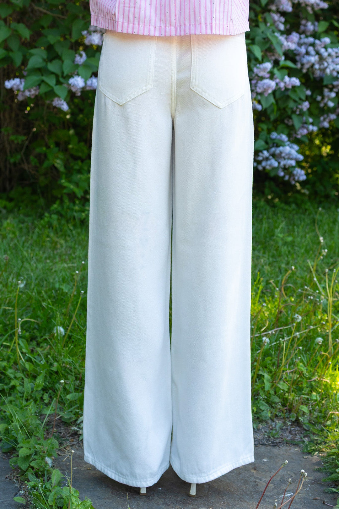 Irvine Denim Jeans White | Bukser | Smuk