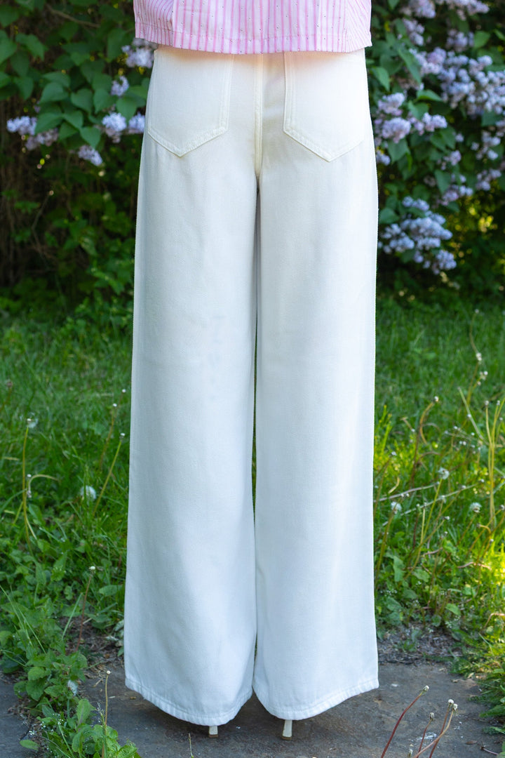 Irvine Denim Jeans White | Bukser | Smuk