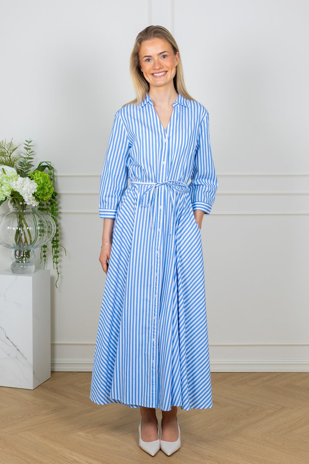 Isabelle Dress Blue | Kjoler | Smuk