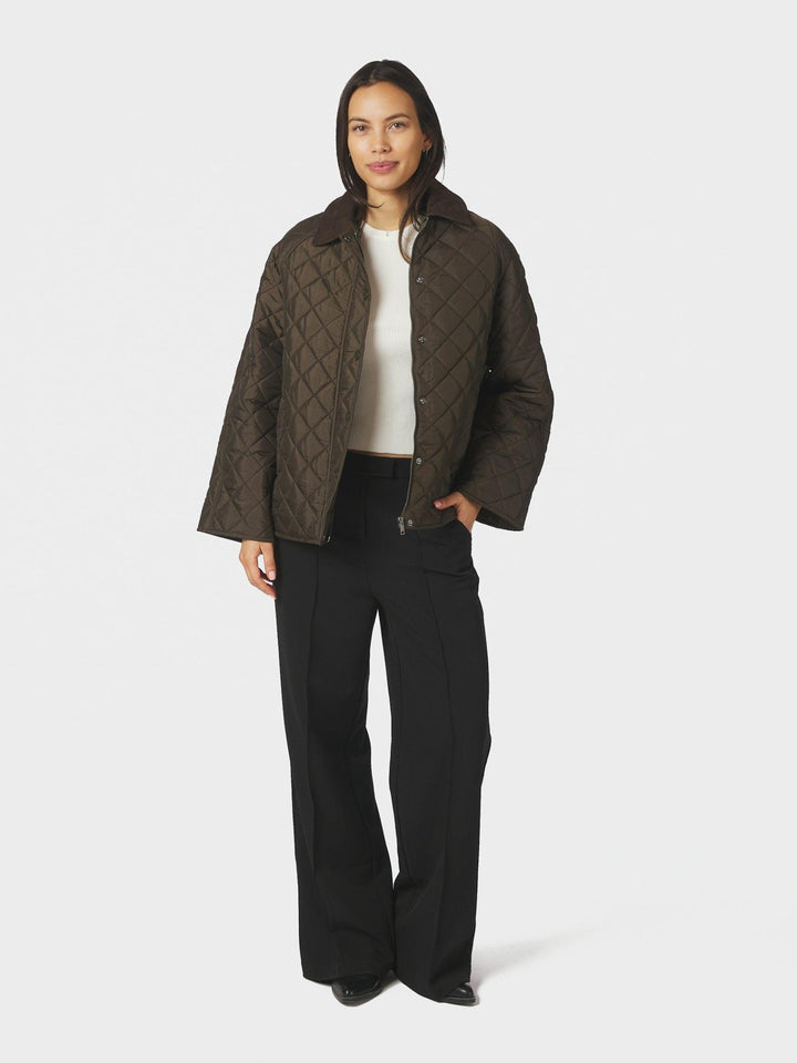 Iva Quilt Jacket Khaki | Yttertøy | Smuk