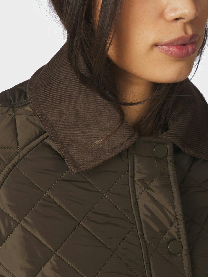 Iva Quilt Jacket Khaki | Yttertøy | Smuk