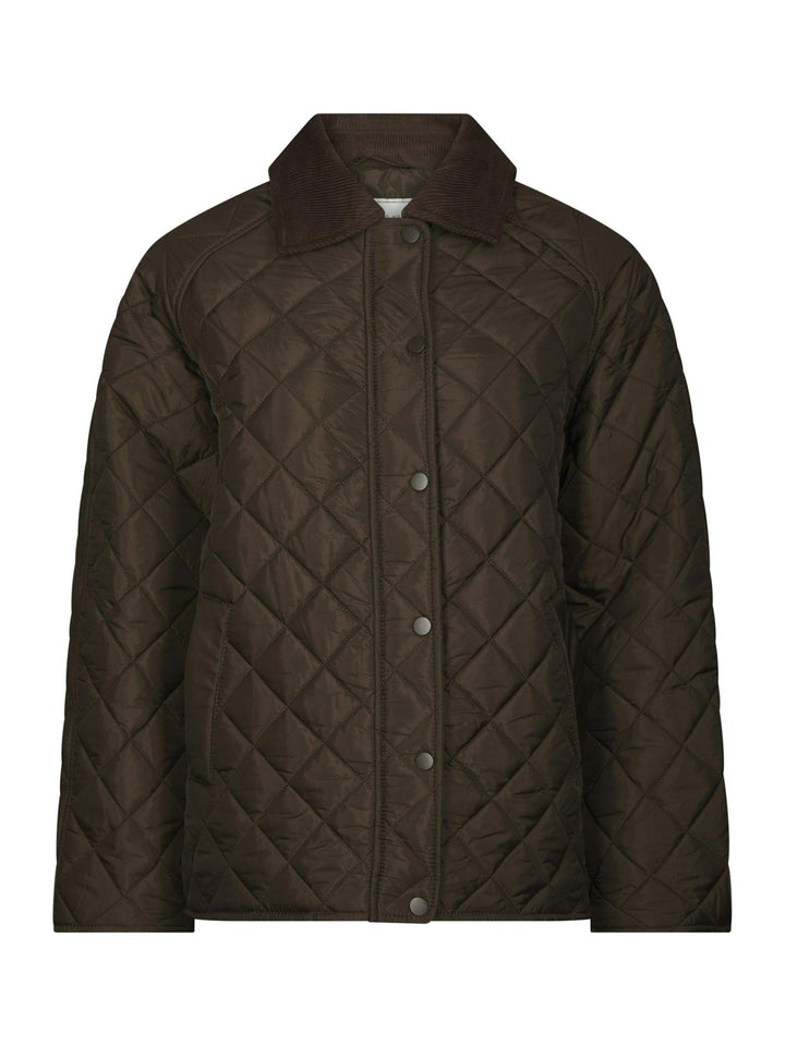 Iva Quilt Jacket Khaki | Yttertøy | Smuk