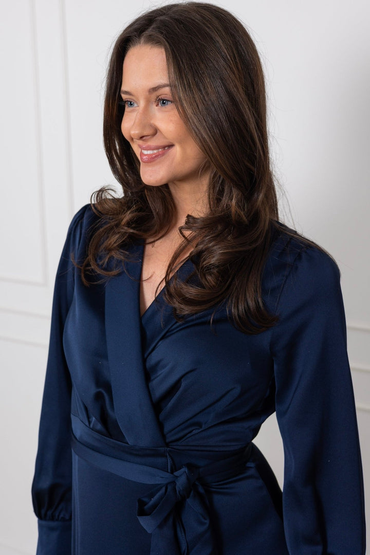 Iza Midi Dress Blue