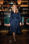 Iza Midi Dress Blue
