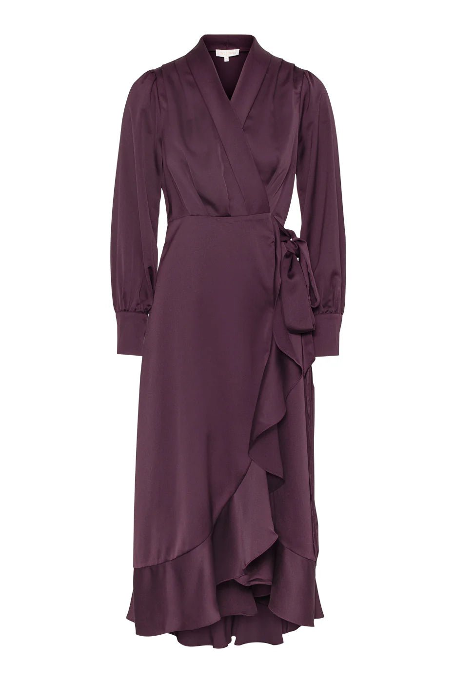 Iza Midi Dress Burgundy | Kjoler | Smuk - Dameklær på nett