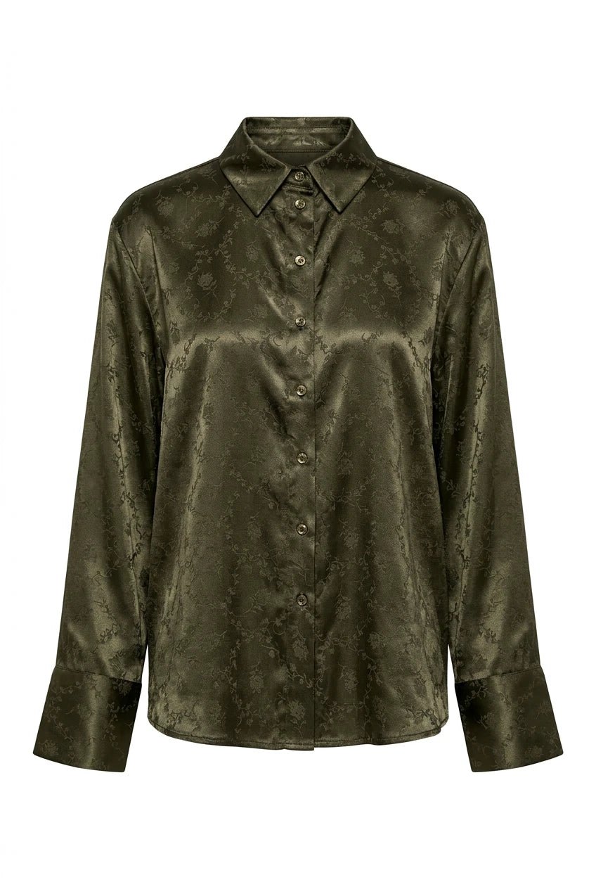 Jacquard Shirt Forest | Skjorter og bluser | Smuk