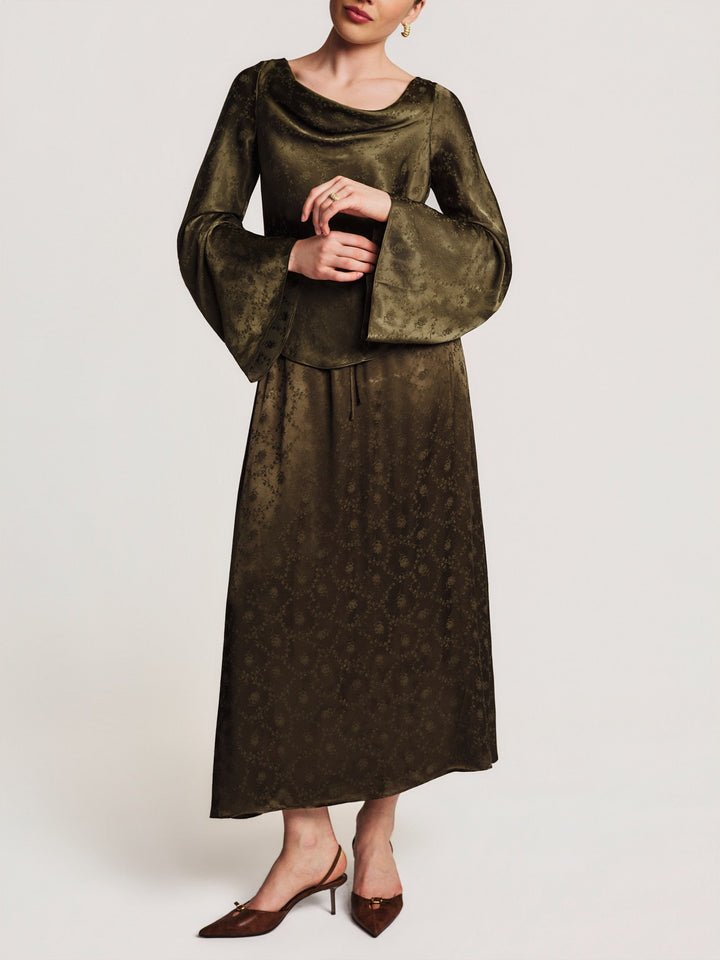 Jacquard Skirt Forest | Skjørt | Smuk