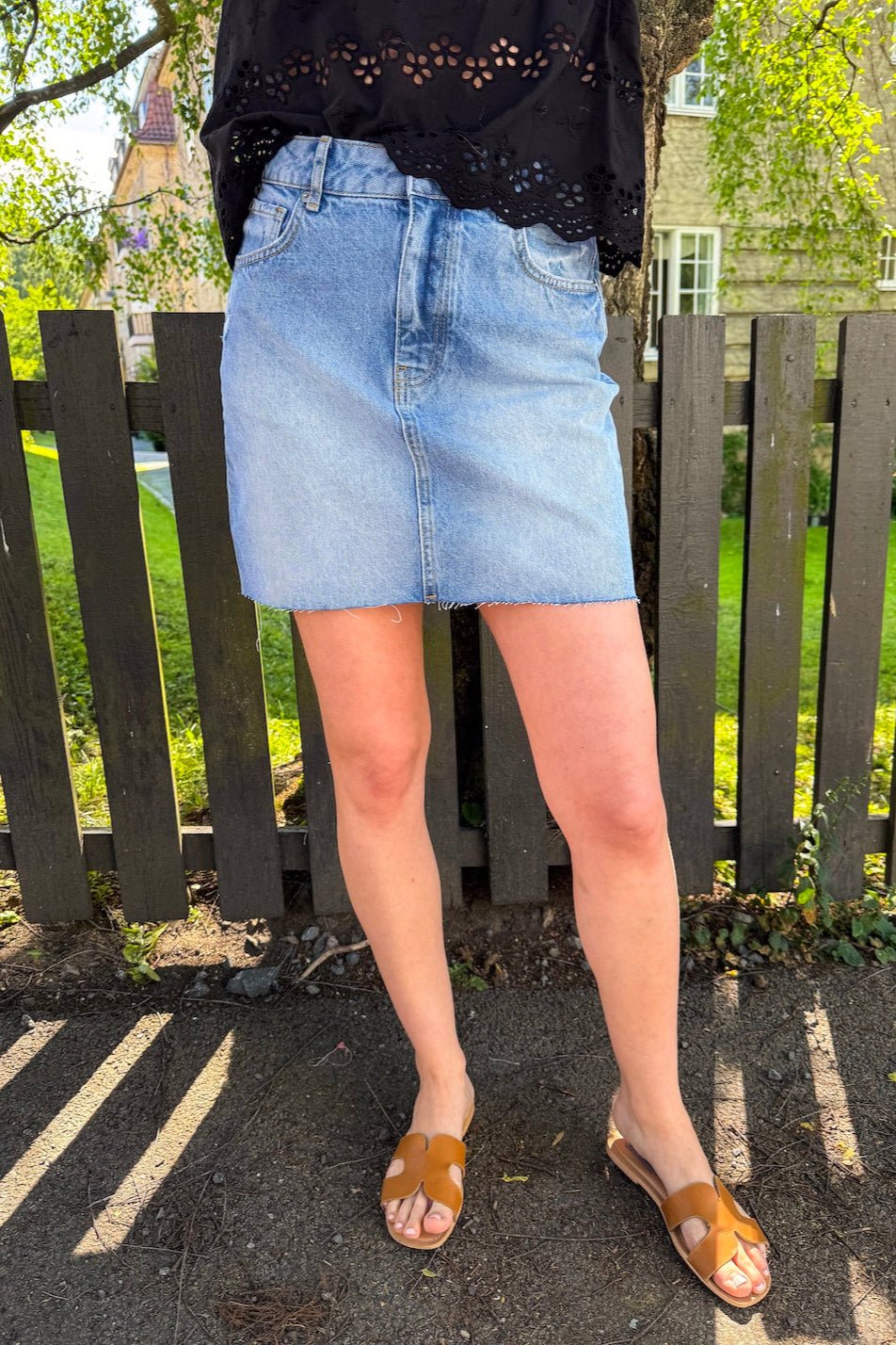Jamie Denim Skirt Light Blue | Skjørt | Smuk - Dameklær på nett